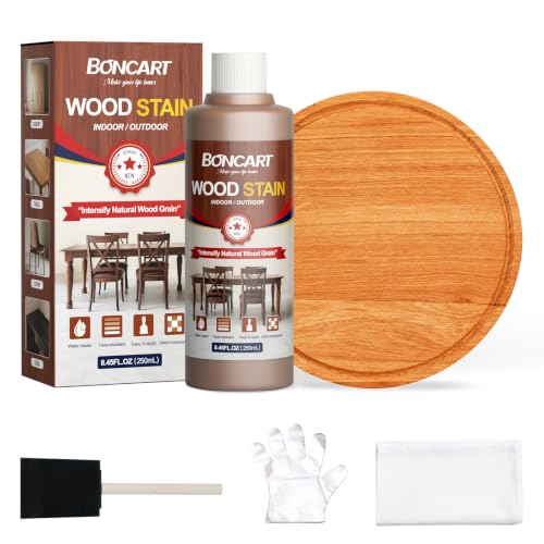 Boncart 8.45 FL.OZ Water-Based Wood Stain (Teak)