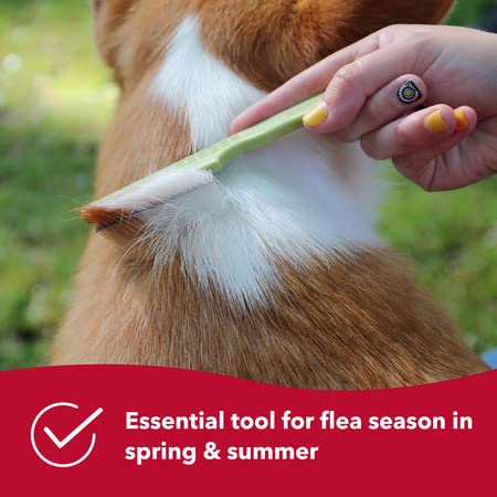 Coastal 770071 Pet Safari Double Row Comb - Helps Dry Skin - For Flea Prevention And Detection In Pets thumb #5