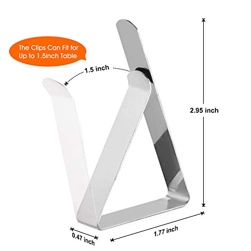 image for Cilinwega 12Pack Tablecloth Clips, Picnic Table Clip, Outdoor Indoor T