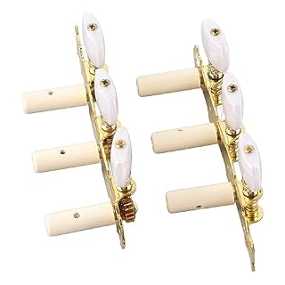 Mécaniques de Guitare Classique, Bouton Blanc de Remplacement, Faciles à Installer, 2 Accordeurs de Cordes de Guitare Antirouille avec Vis pour Instruments de Musique - Les Beatles, Paul McCartney, John Lennon, RIngo Starr, George Harrison Mécaniques de Guitare Classique, Bouton Blanc de Remplacement, Faciles à Installer, 2 Accordeurs de Cordes de Guitare Antirouille avec Vis pour Instruments de Musique – Image 4