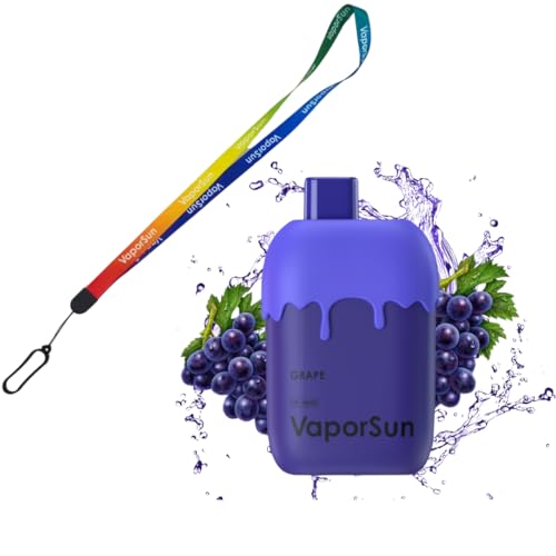Pack 3 Unidades Vaporsun Dispositivos Portátiles Sin Nicotina, 10.000 Usos, Recargable Tipo-C Lanyard Pack 3 Unidades Vaporsun Dispositivos Portátiles Sin Nicotina, 10.000 Usos, Recargable Tipo-C Lanyard