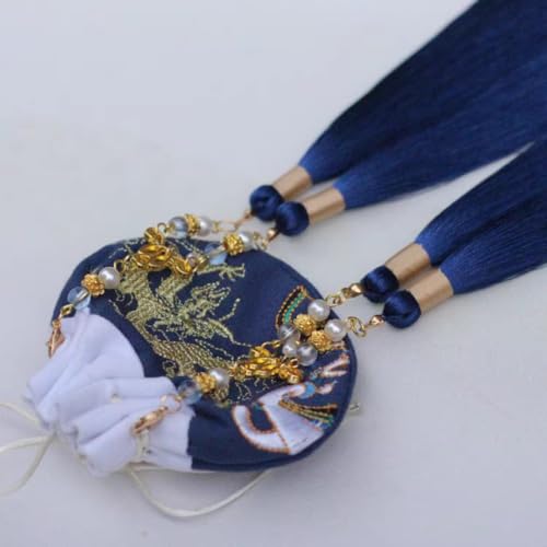 Bolsa vacía bordada estilo antiguo Hanfu miniatura 2