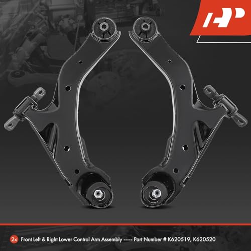 A-Premium 2 x Front Lower Control Arm, with Ball Joint & Bushing, Compatible with Hyundai Tiburon 2003-2008, Kia Spectra 2004-2009, Spectra5 2005-2009 by A-Premium - Used condition - Image 2