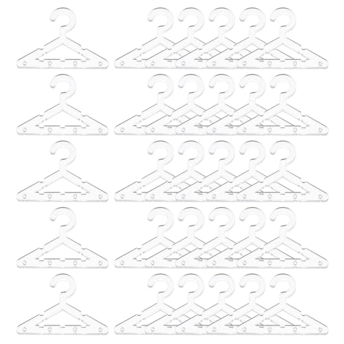 PATIKIL 50 Piezas de Perchas para Pendientes, Mini Perchas de Acrílico para Pendientes, Soporte de Perchas para Pendientes, Transparente
