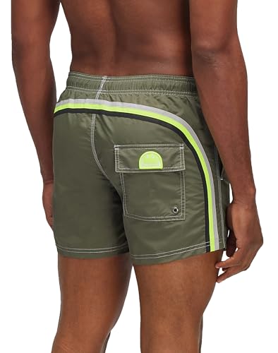Maillot de bain vert Sundek à ceinture élastique pour homme taille XL