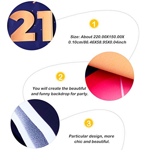 Amosfun 2021 CenÃ¡rios de Fotografia de Ano Novo 2021 Ano Novo Fundo de Fotos Pano de Fundo de Pared