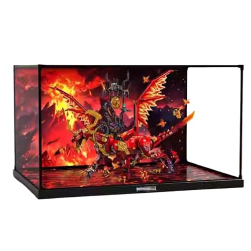 Preisvergleich Produktbild BoHeart Acryl-Vitrine für LEGO 71822 Modellbausteine, Aufbewahrungsbox, (Modell nicht im Lieferumfang enthalten) (Hintergrund)