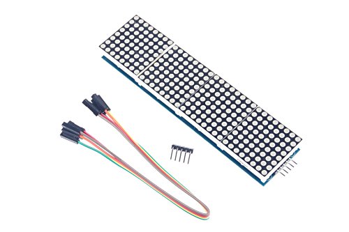 Knacro Max7219 Dot Matrix Module For Microcontroller 4 In 1 Display With 5Pin Line #TOP6