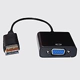 Cyberplugs DisplayPort (ディスプレイポート) - VGA 変換アダプター PC(DPオス)→モニター(VGAメス)に対応 映像信号 金メッキ