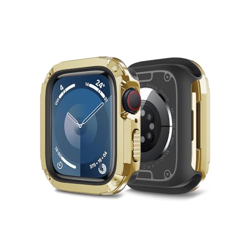 MRVOEBC 2 in 1 TPUPC P[X Ή Apple Watch 49mm 45/44mm 41/40mmAیJo[ Ή iWatch Ultra/Ultra 2/Series 9/8/7/6/5/4/3/2/1/SE (S[f, 
