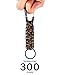 REHTAEL [4-Pack Professional Paracord Keychain with Carabiner, Military Braided Paracord Lanyard for Survival, Keys, Knife, Outdoor Camping (4Pack; 1green+2black+1camo)