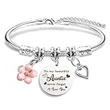 Photo Gallery rrigeten regali per zia e zia, regali di compleanno per la zia, braccialetto