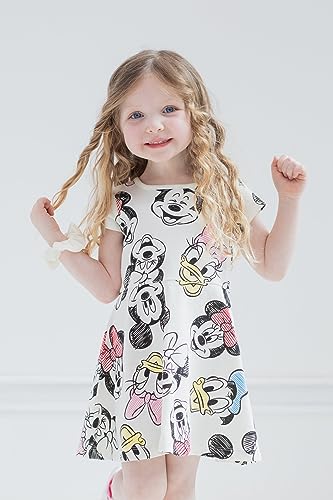Disney Skater Dress and Scrunchie Infant to Big Kid Sizes (18 Months - 14-16)2