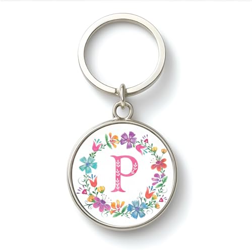 Image of magical gifts MG | Premium Alphabet & Initial Metal Keychain for Bags & Keys | Double-Sided | Personalized Initial Charm Keyring | Heavy-Duty Metal | Perfect for Gifting & Daily Use