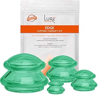 EDGE Cupping Therapy Sets - Silicone Vacuum Suction Cupping Cups – Muscle, Nerve