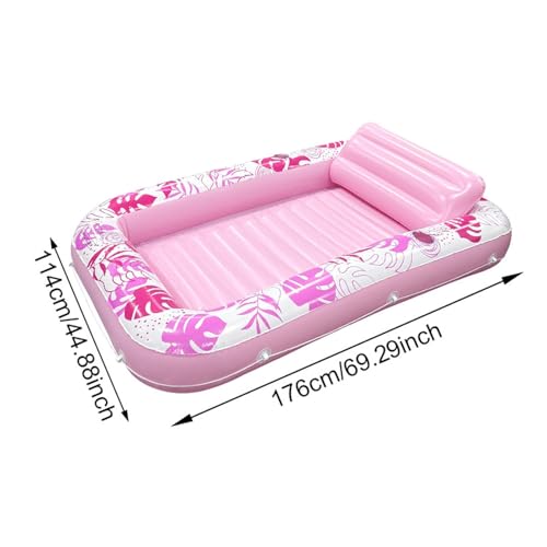 Hamac gonflable piscine Monstera pour adulte idéal à la plage - 6