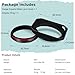 Haoge Square Metal Lens Hood for Fujifilm Camera X100VI Fuji X100V X100F X100T X100S X70 with 49mm Uv Filter Adapter Ring Accessories Hollow Out Designed Black