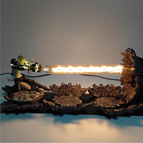 VENDISART One Punch Man Genos Action Figure Incineration Cannons LED Scene Toys One-Punch Man Anime Figurine Genos Cover