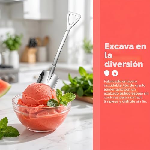 Miniatura 3 de 8 Cucharas De Sandía De Acero Inoxidable, Cuchara De Frutas Y Cucharas De Postre, Utensilios De Cocina De Grado 304, Aptas Para Lavavajillas Y Resistentes Al Deslustre