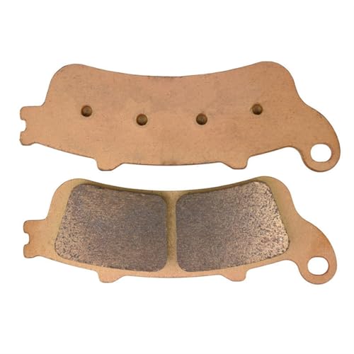 Plaquettes de frein frittées cuivre pour résoudre le manque de mordant du disque arrière moto