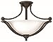 Hinkley Lighting 4669OB-OP-LED LED Ceiling Light, 48W Bolla 3-Light Semi-Flush Mount - Olde Bronze