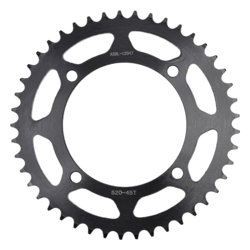 520 45t engranaje de la rueda de la rueda trasera trasera para XT600 XT600E XTZ660 Sprocket de accionamiento compatible 45 Tooth