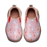 Solepulse Kid's Slip-on Loafers Girls Casual Walking Sneakers Boy Lightweight Comfort Fashion Shoes Pink Size 8.5