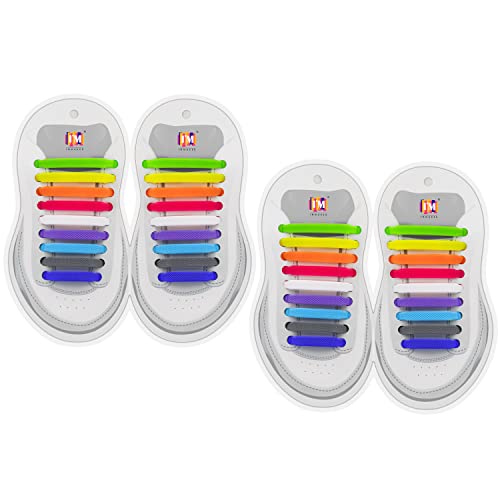 Inmaker No Tie Shoe Laces For Adults, Tieless Shoelaces （2 Pack） For Kids, Elastic Shoe Laces For Sneakers #TOP17