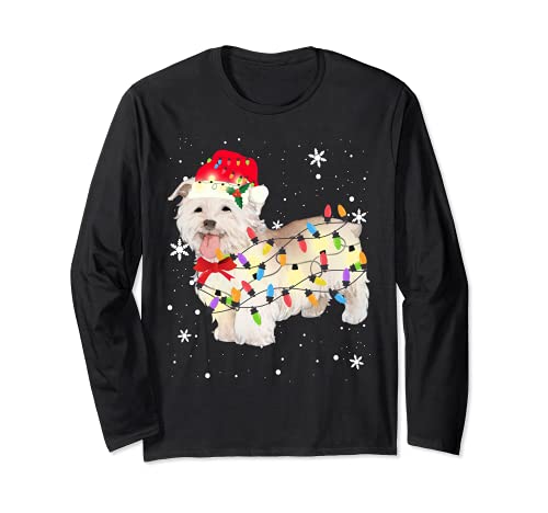 Glen of Imaal Terrier Dog Christmas Xmas Mom Dad Gifts Long Sleeve T-Shirt