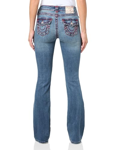 True Religion Women's Becca Mid Rise Boot Super T Flap​2