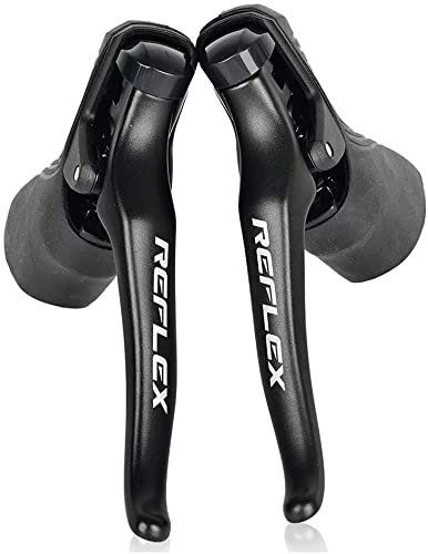 SENSAH 1840/5000 ???? Rennrad Schalthebel 2×8/2×9/2X10/2X11 Speed ??Shifters & Schaltkabel Schalthebel Bremse Fahrrad Umwerfer Kompatibel für Shimano (2x8S Reflex: Kompatibel R2000) Cover