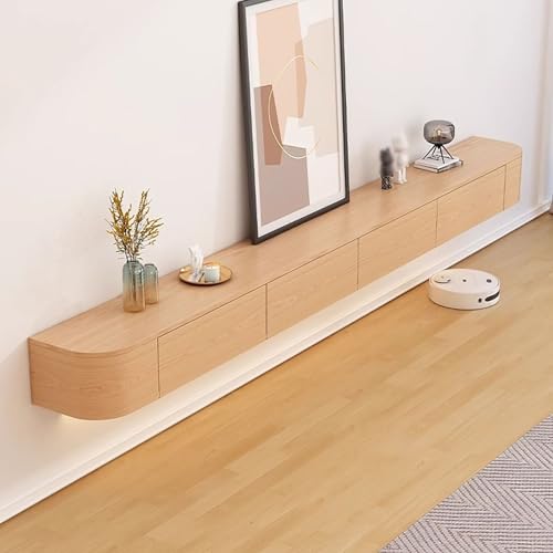 Meuble TV flottant 200 cm pour cacher les câbles et ranger le salon