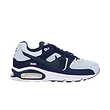 nike air max command flex damen Atmungsaktive Mesh-Panels Nike Herren AIR MAX Command Leichtathletikschuhe, Mehrfarbig (Pure Platinum/Armory Midnight Navy 000), 44.5 EU