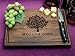 Straga Personalized Cutting Boards | Handmade Wood Engraved Charcuterie | Custom Anniversary, Housewarming Gift for Couples or Family (Tree Design No.930)