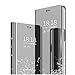 Produktbild cookaR Google Pixle 4A Hülle Spiegel Schutzhülle Flip Handy Case mit Standfunktion Handyhülle Tasche für Pixle 4A Smartphone,Schwarz