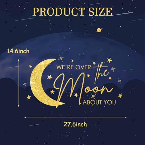 Vinilo decorativo "We're Over The Moon About You" miniatura 2