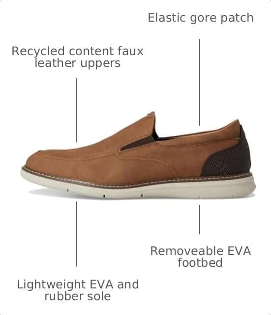 Image of Nunn Bush Chase Moccasin Toe Slip-On Lightweight Contemporary Loafer