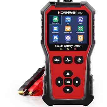KONNWEI KW341 6V/12V/24V Automotive Battery Tester