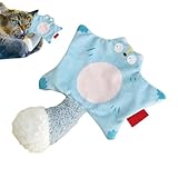 Jouet interactif à mâcher pour chats | en forme d'écureuil volant avec grincement | Jeu à croquer interactif résistant aux pinces pour chatons et grands