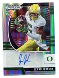 Juwan Johnson Autographed 2020 Panini Prizm Rookie Card - Autographed College Cards