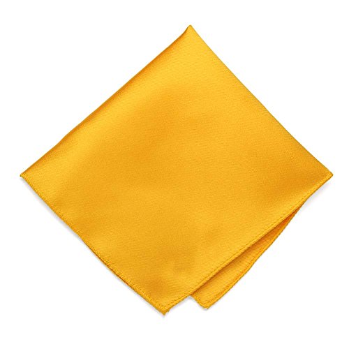 Tiemart Solid Color Pocket Square (Golden Yellow) #TOP29