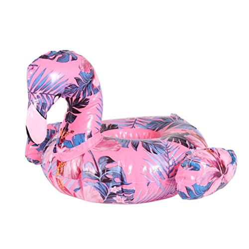 Toyvian Portavasos Inflable De Flamingo para Bebidas Flotador De Piscina Soporte para Cervezas Superficie De Agua para Fiestas y Verano