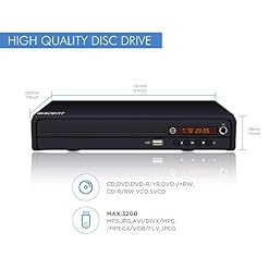 Lecteur DVD pour TV, DVD / CD / MP3 avec Prise USB, Sortie HDMI et AV (câble HDMI et AV Inclus), télécommande (sans Blu… - Les Beatles, Paul McCartney, John Lennon, RIngo Starr, George Harrison Lecteur DVD pour TV, DVD / CD / MP3 avec Prise USB, Sortie HDMI et AV (câble HDMI et AV Inclus), télécommande (sans Blu… – Image 4