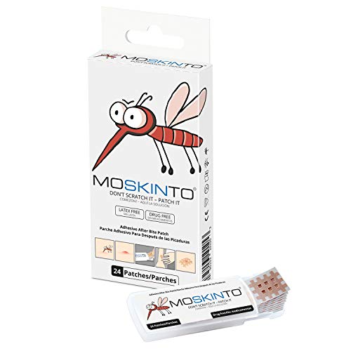 Moskinto: After-Bite Mosquito Itch Relief Patch, Instant Effect, Reduces Swelling, Insect Bite Relief (Travel Pack, 24.0)