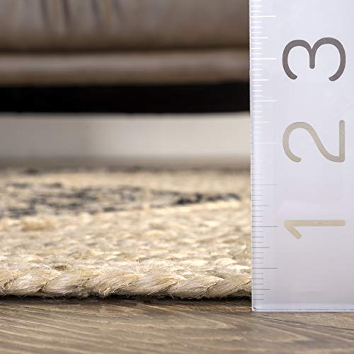 Rugs Usa X Arvin Olano Axel Diamond Jute Area Rug, 2' X 8', Natural #TOP5