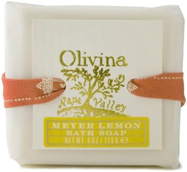 Olivina Bath Soap, Meyer Lemon, 4 Ounce