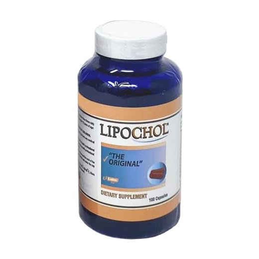 Lipochol Dietary Supplement for Liver Detox & Cleanse, Daily Detox & Liver Support with Vitamins, Nutritional Support, Detox & Repair, 100 Capsules, 1-Pack