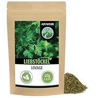 Alpi Nature Liebstöckel 40g, Liebstöckel Gewürz, Liebstöckelblätter getrocknet, Liebstöckelgewürz