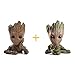 Produktbild WILLBAN 2 Stück Baby Groot Blumentopf Figur aus Guardians of The Galaxy für Stiftehalter Sukkulenten Kinder