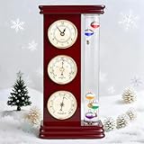Photo of the Lily's Home Analog Weather Station, with Galileo Thermometer